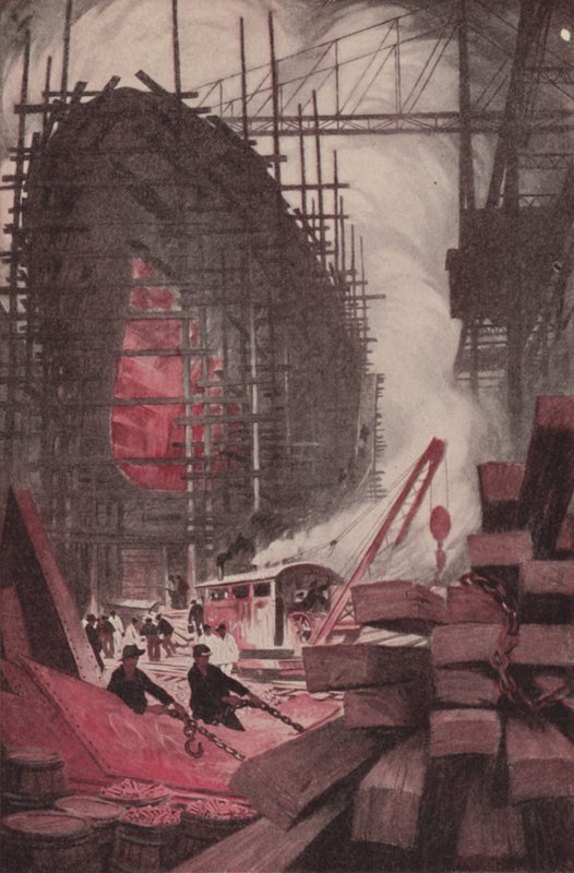 Building a Battleship by Thornton Oakley