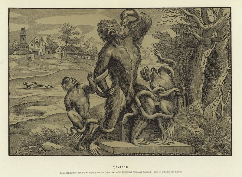 Laocoon by Tiziano Vecelli