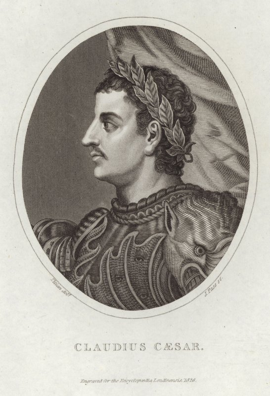 Portrait of Claudius Caesar by Tiziano Vecelli