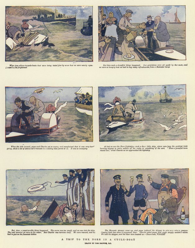 A Trip to the Nore in a Cycle-Boat by Tom Browne
