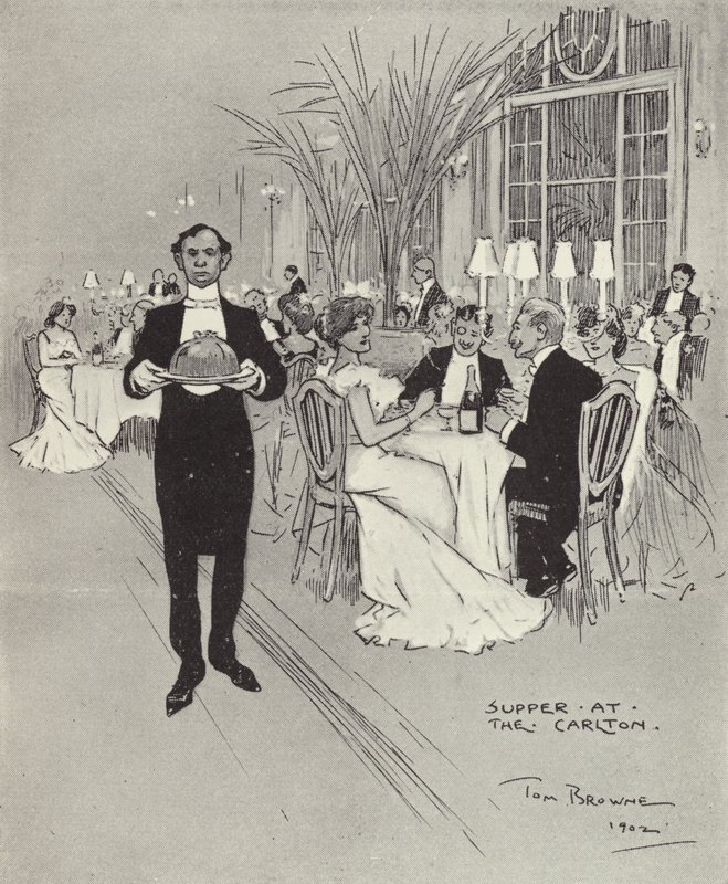 Supper at the Carlton by Tom Browne
