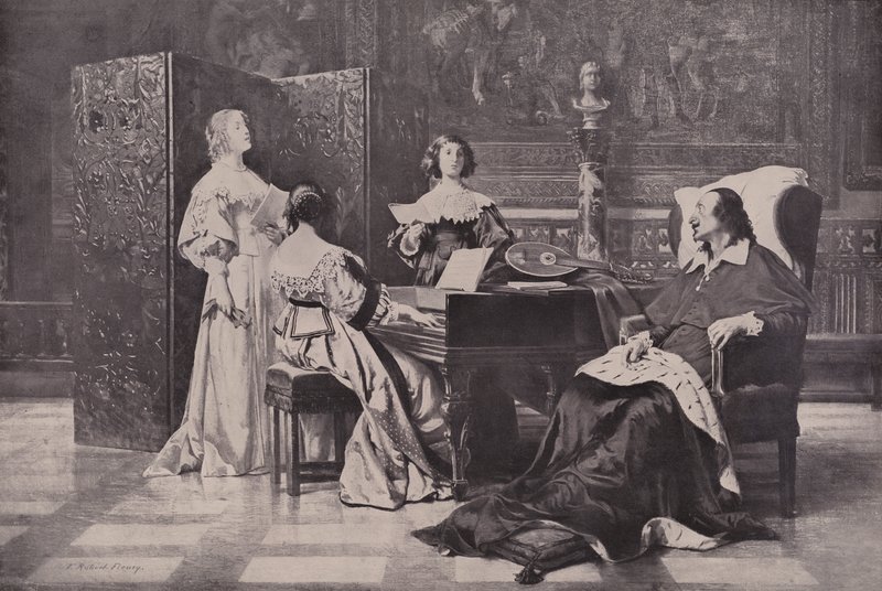The Nieces of Cardinal Mazarin by Tony after Robert Fleury