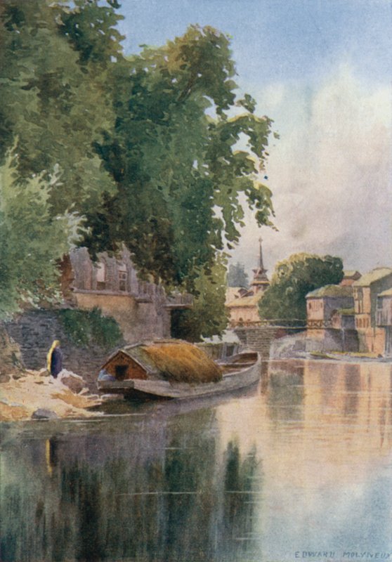Above the Fifth Bridge, Srinagar by Unbekannt Unbekannt