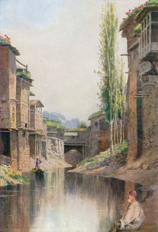 In the Mar Canal, Srinagar by Unbekannt Unbekannt