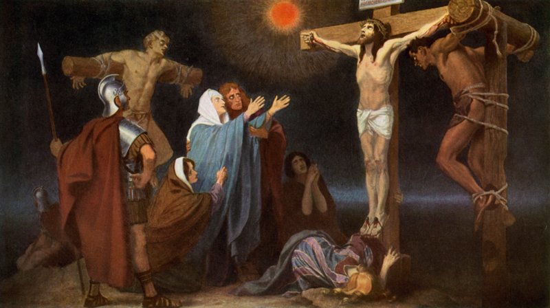 Jesus Dies on the Cross by Unbekannt Unbekannt
