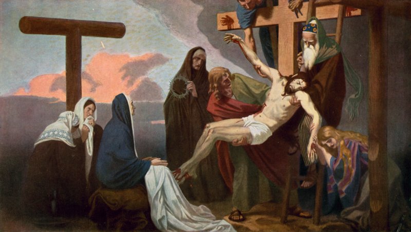 The Descent of Jesus from the Cross by Unbekannt Unbekannt