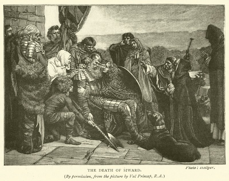 The death of Siward by Valentine Cameron Prinsep