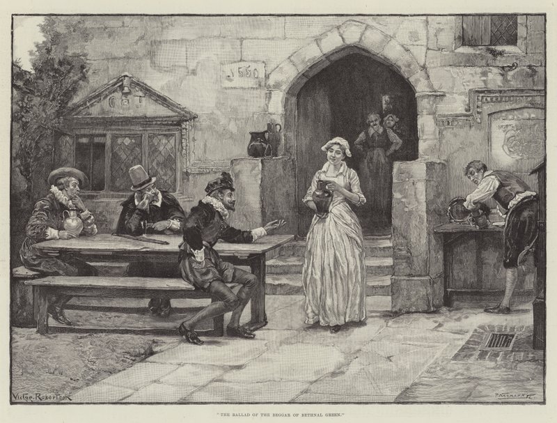 The Ballad of the Beggar of Bethnal Green by Victor John Robertson