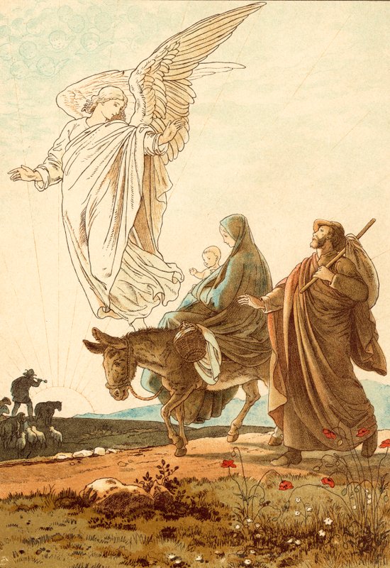 The Flight into Egypt by Victor Paul Mohn