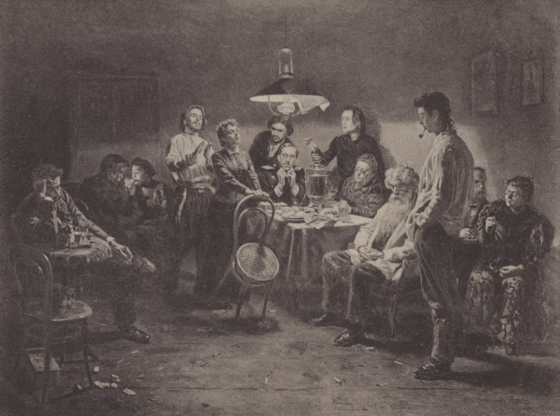 Evening Company by Vladimir Egorovic Makovsky