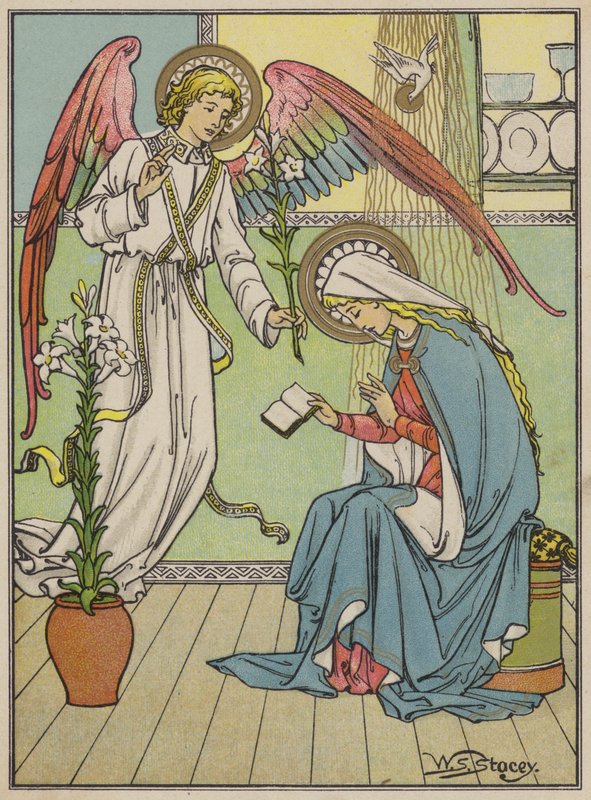 Behold, the Handmaid of the Lord by W.S. Stacey