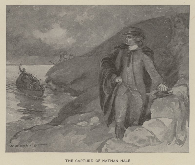 The capture of Nathan Hale by W. P. Snyder