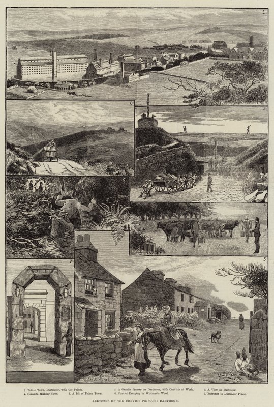 Sketches of the Convict Prisons, Dartmoor by Walter Bothams