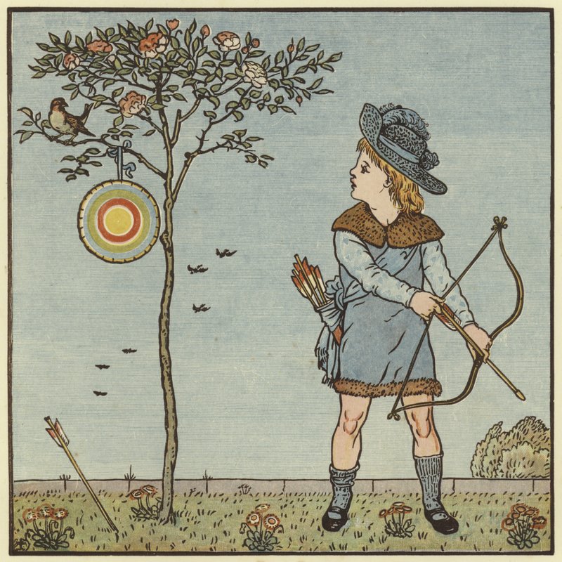 The Little Cock Sparrow by Walter Crane