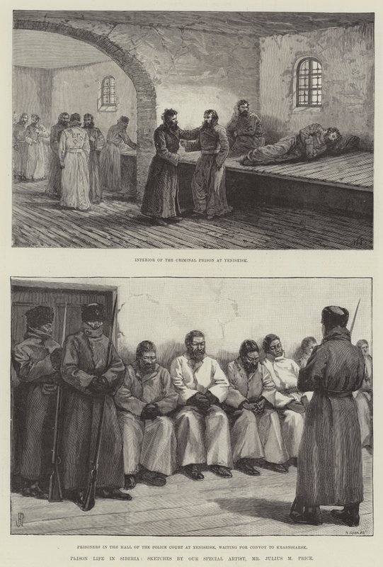 Prison Life in Siberia by Walter Paget