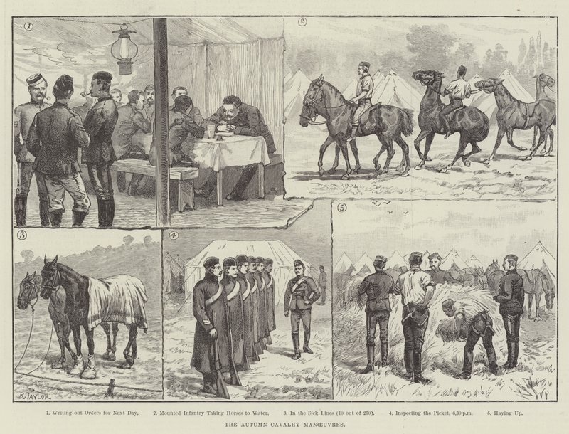 The Autumn Cavalry Manoeuvres by Walter Paget