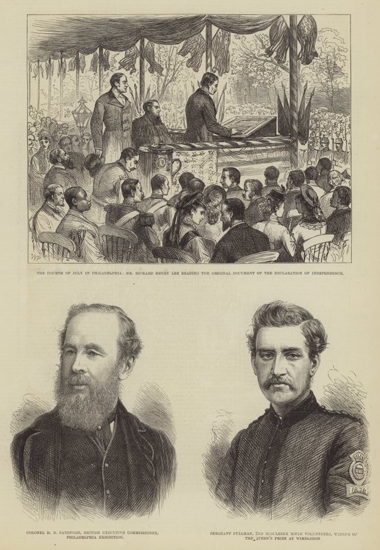 The Fourth of July in Philadelphia by Walter Paget