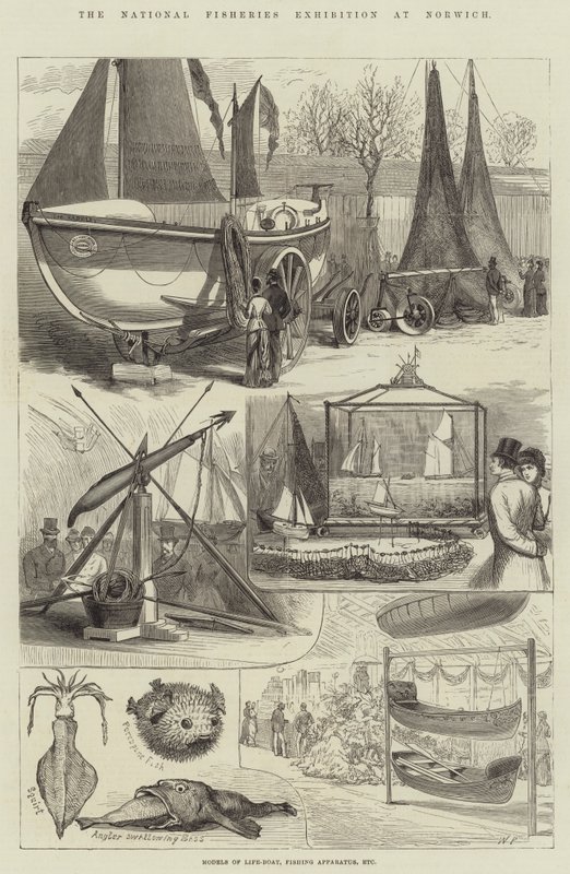The National Fisheries Exhibition at Norwich by Walter Paget
