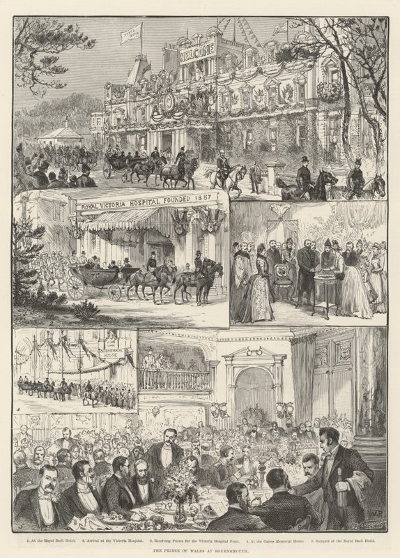 The Prince of Wales at Bournemouth by Walter Paget