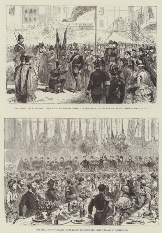 The Royal Visit to Ireland by Walter Paget