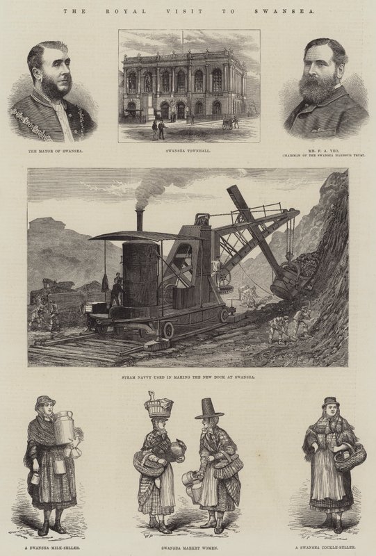 The Royal Visit to Swansea by Walter Paget
