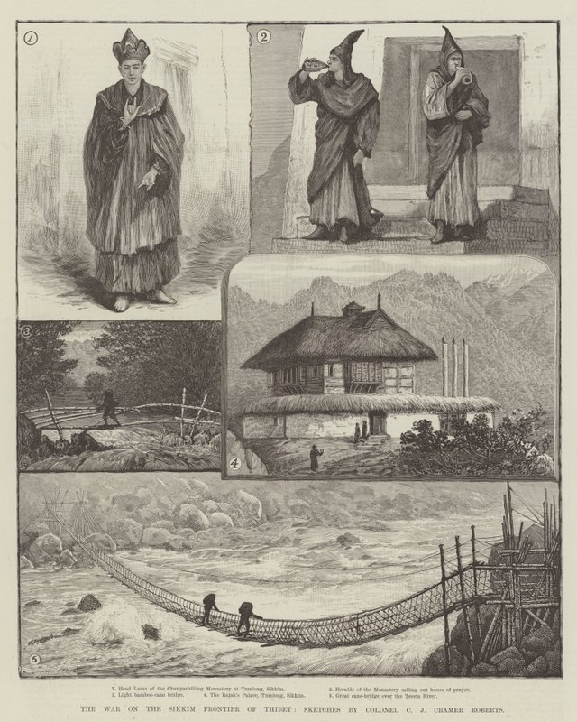 The War on the Sikkim Frontier of Thibet by Walter Paget