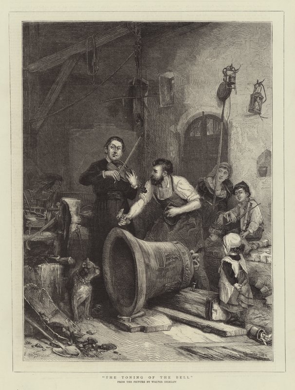 The Toning of the Bell by Walter Shirlaw