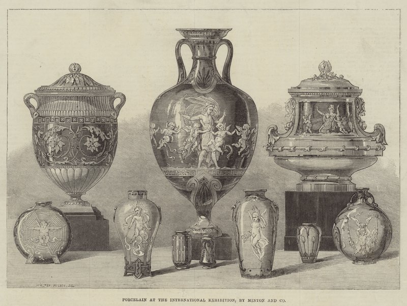 Porcelain at the International Exhibition, by Minton and Company by Thomas Walter Wilson