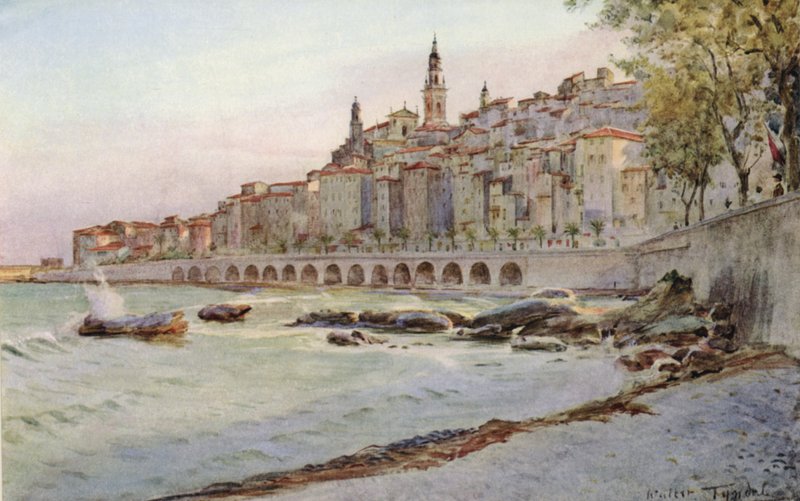 Mentone, from Garavan by Walter Frederick Roofe Tyndale