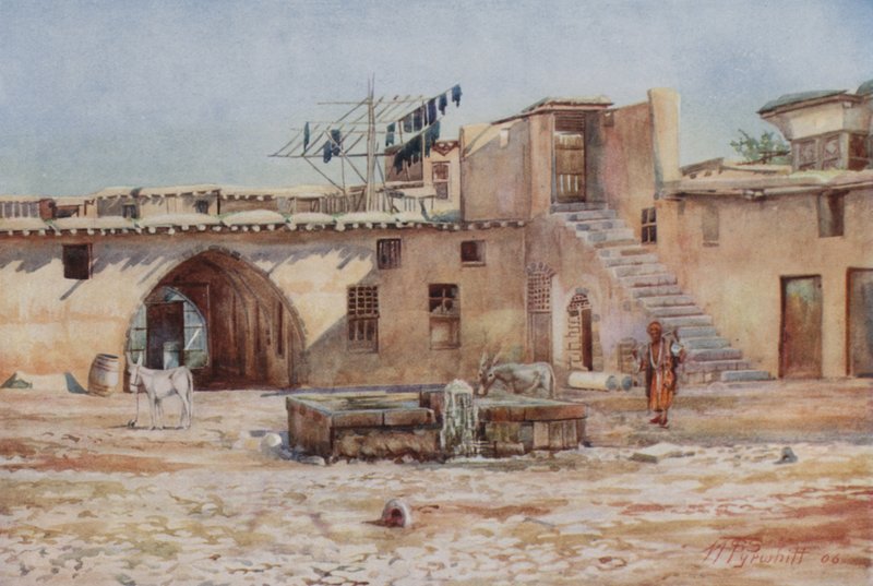 A Khan in Damascus by Walter Spencer Stanhope Tyrwhitt