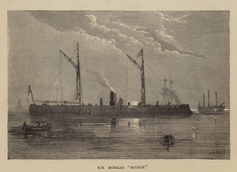 HM Ironclad Hotspur by Walter William May
