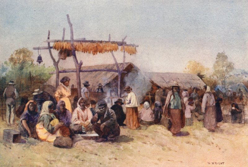 Native Gathering by Walter Wright
