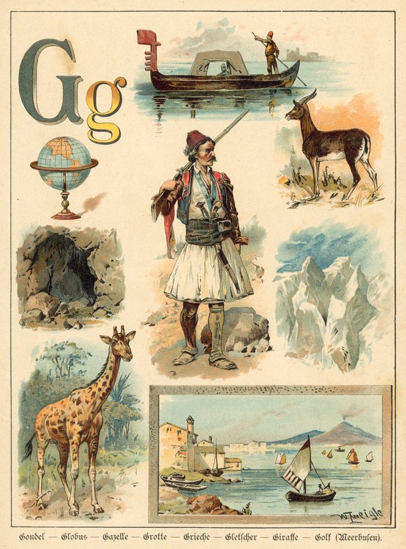 Letter G by Walter Zweigle