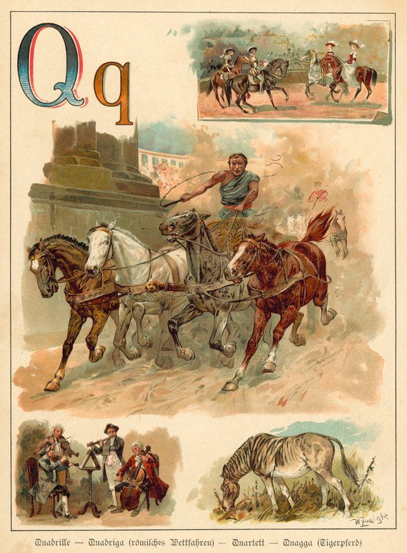 Letter Q by Walter Zweigle