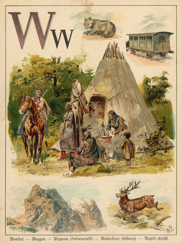 Letter W by Walter Zweigle