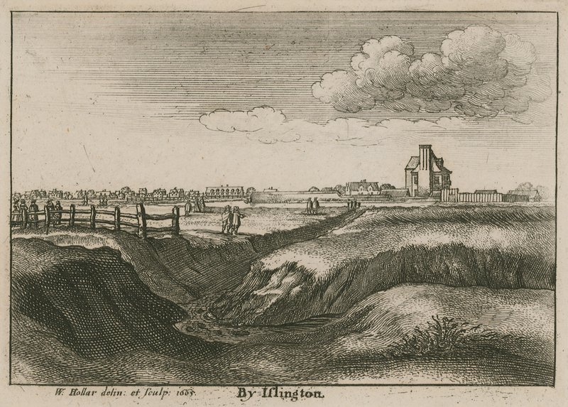By Islington, the New River Head by Wenceslaus Hollar