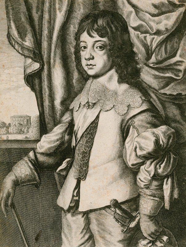King Charles II as a boy by Wenceslaus Hollar