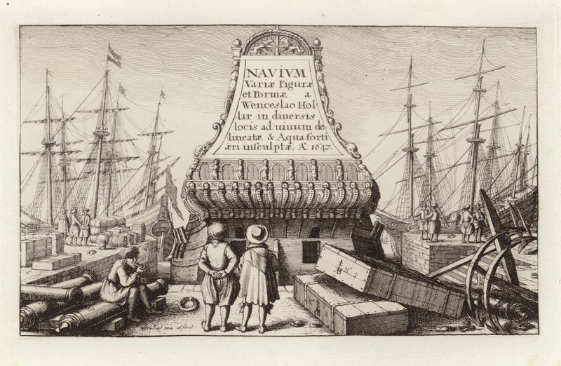 Various Shapes and Forms of Ships by Wenceslaus Hollar