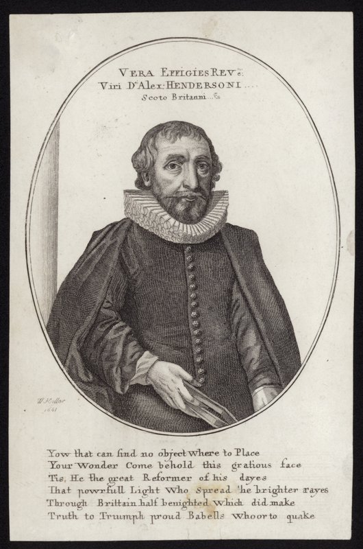Reverend Alexander Henderson by Wenceslaus Hollar