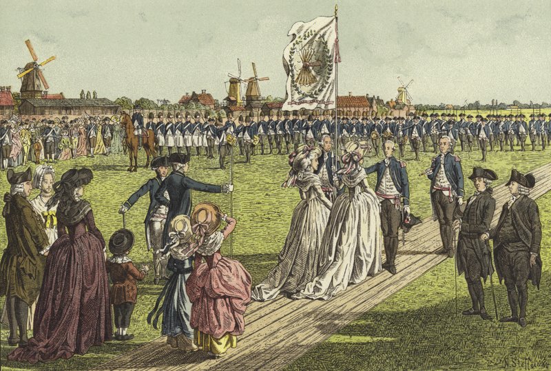 A Banner Ceremony, 1786 by Willem II Steelink