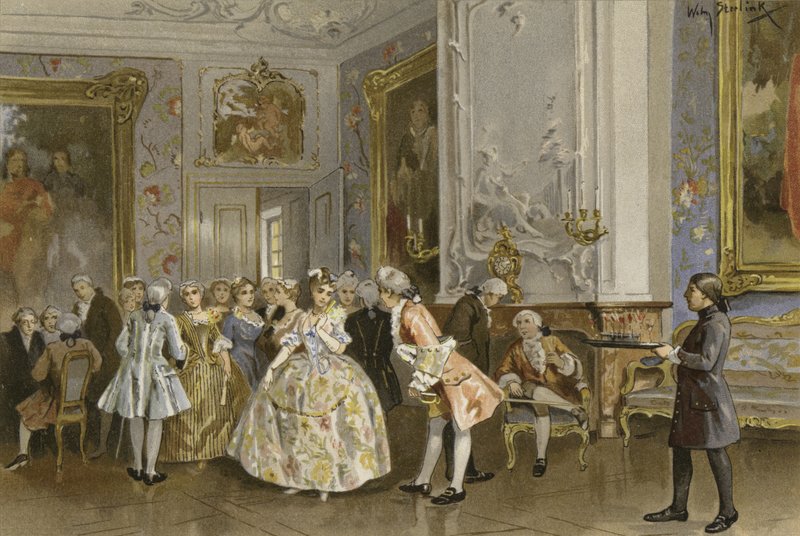 Dutch Salon, Mid 18th Century by Willem II Steelink