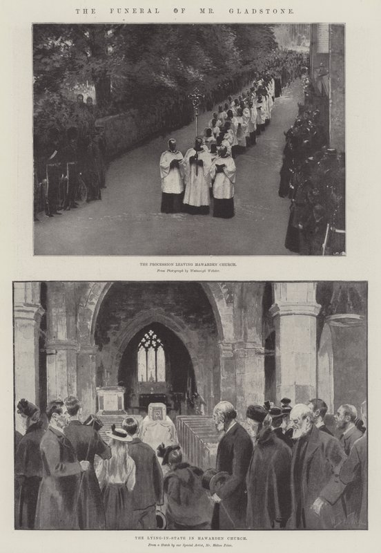The Funeral of Mr Gladstone by William Barnes Wollen