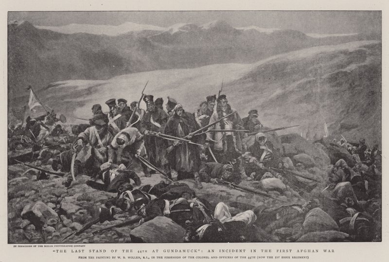 The Last Stand of the 44th at Gundamuck, an Incident in the First Afghan War by William Barnes Wollen