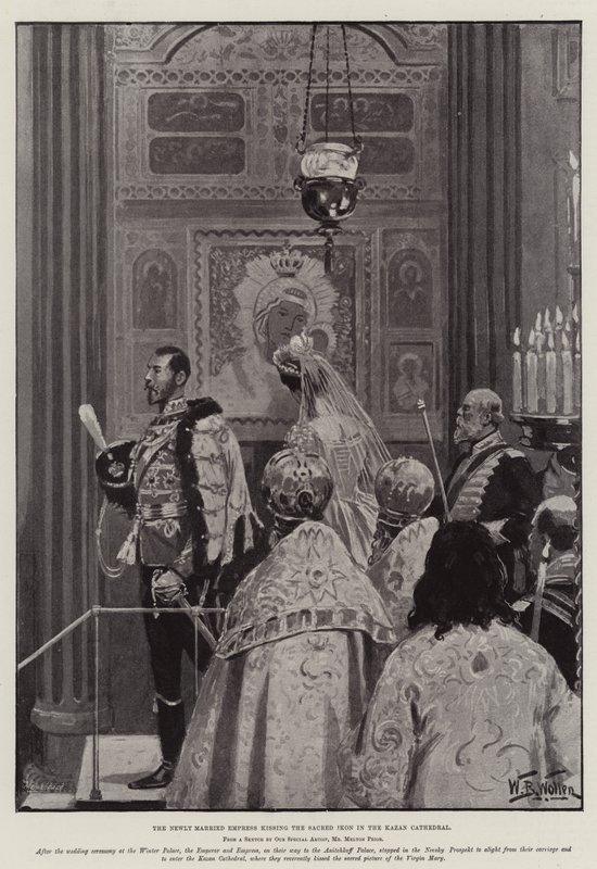 The Wedding of Nicholas II, Czar of Russia by William Barnes Wollen