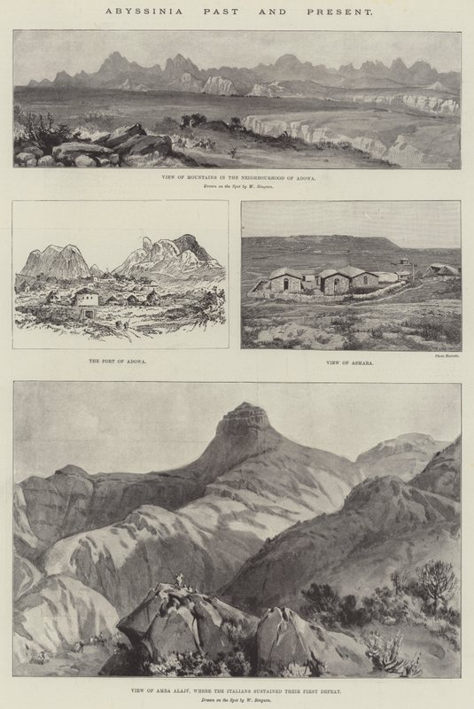 Abyssinia Past and Present by William Crimea Simpson