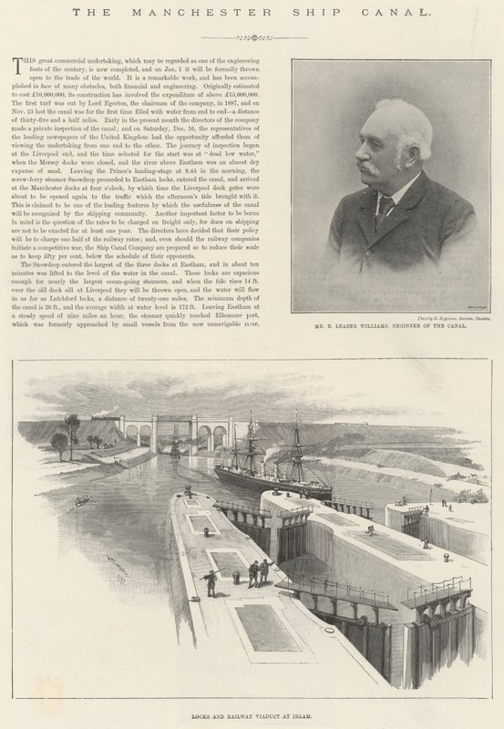 The Manchester Ship Canal by William Crimea Simpson