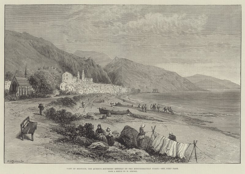 View of Mentone, the Queen