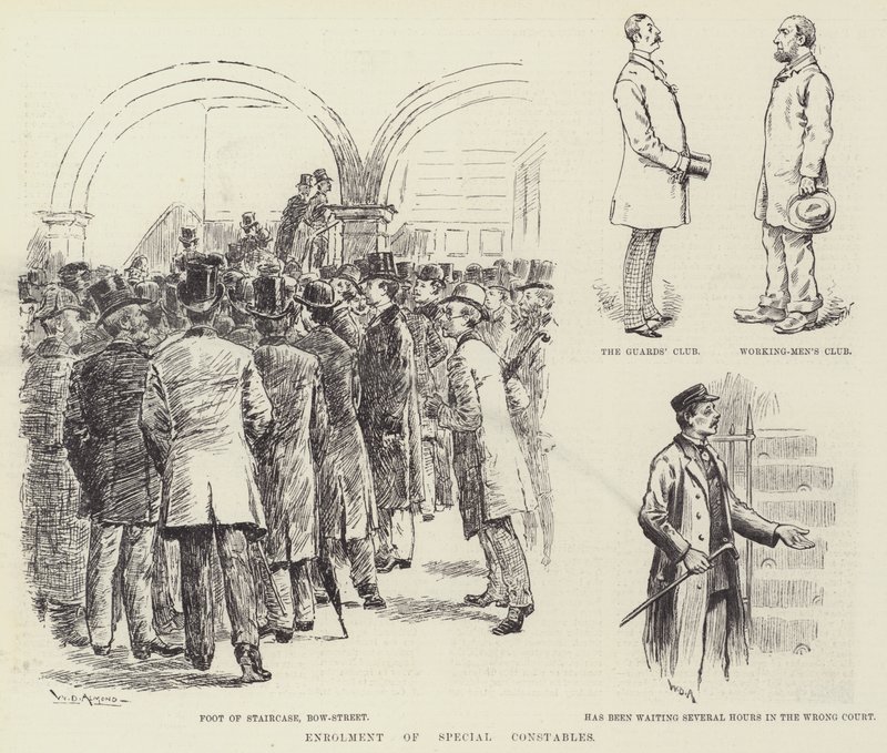 Enrolment of Special Constables by William Douglas Almond