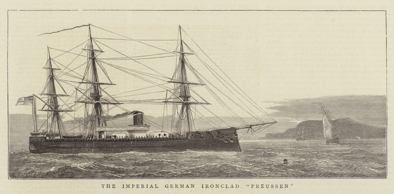 The Imperial German Ironclad Preussen by William Edward Atkins