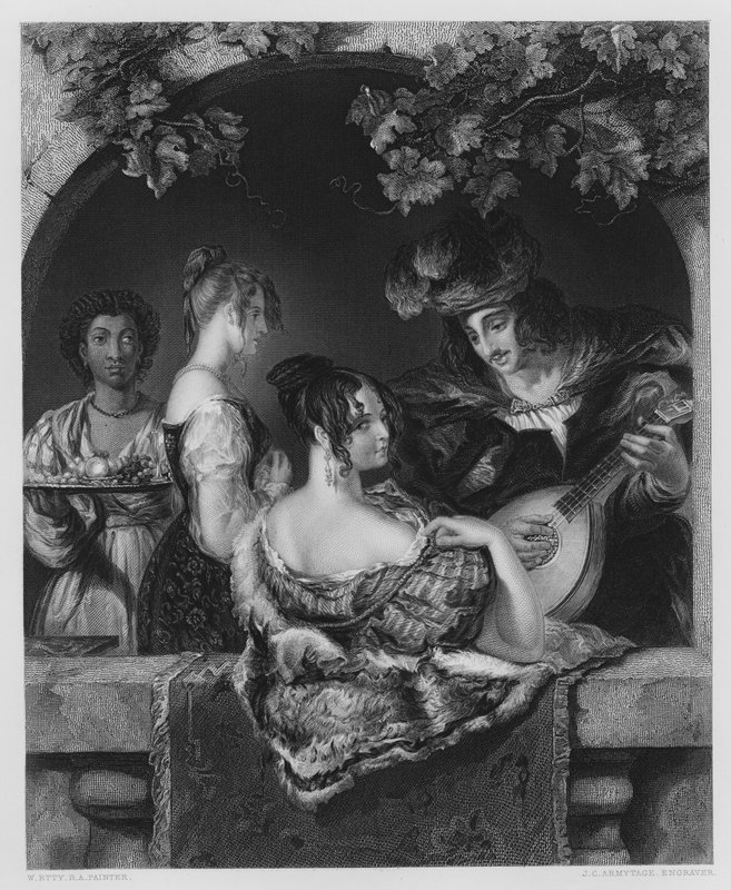 The Balcony, from the Picture in the Vernon Gallery by William Etty